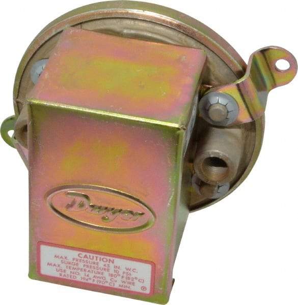 Dwyer - Low Differential Pressure Switch - 1/8 Inch Thread, 10 Maximum PSI, Low Differential Pressure Switches - Americas Industrial Supply