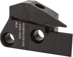 Kennametal - 3mm Groove Width, 14mm Max Depth of Cut, Left Hand Cut, A4M-B Indexable Grooving Blade - 3 Seat Size, Series A4 - Americas Industrial Supply