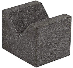 SPI - 90° Angle, Black Granite V-Block - 3" Long x 3" Wide x 3" High, Sold as Matched Pair - Americas Industrial Supply