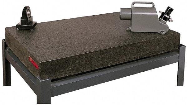 SPI - 36" Long x 24" Wide x 6" Thick, Granite Inspection Surface Plate - 4 Ledges, AA Laboratory Grade, 0.00005" Unilateral Tolerance, Includes NIST Traceability Certificate - Americas Industrial Supply