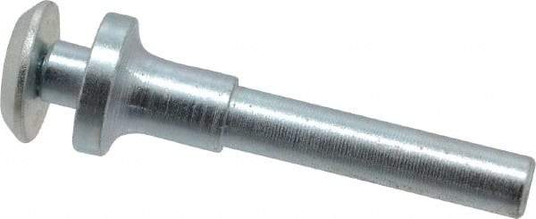 Value Collection - 1/4" Hole, Wheel Mandrel - 2-1/8" OAL, 3/8" Max Wheel Width, 1/4" Shank Diam - Americas Industrial Supply