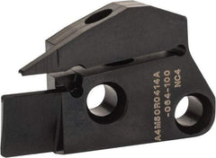 Kennametal - 4mm Groove Width, 14mm Max Depth of Cut, Right Hand Cut, A4M-A Indexable Grooving Blade - 4 Seat Size, Series A4 - Americas Industrial Supply