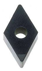 Seco - DCMW32.50.5 L1 Grade PCD20 Polycrystalline Diamond (PCD) Turning Insert - 55° Diamond, 3/8" Inscr Circle, 5/32" Thick, 0.0078" Corner Radius - Americas Industrial Supply