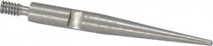SPI - 0.031" Ball Diam, Steel, Ball Test Indicator Contact Point - 13/16" Contact Point Length, Use with Interapid Test Indicators - Americas Industrial Supply