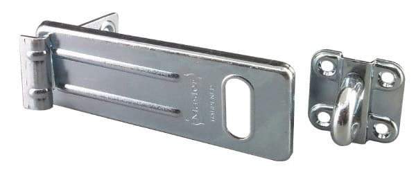 Master Lock - 4-1/2 Inch Long, Hasp - Steel - Americas Industrial Supply