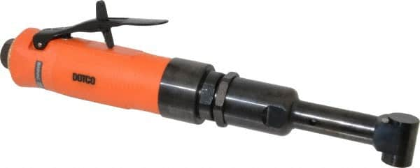 Dotco - 1/4" Keyed Chuck - Right Angle Handle, 3,300 RPM, 0.4 hp, 90 psi - Americas Industrial Supply