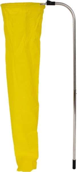 Bradley - 84" High, Plumbed Wash Station Shower Test Kit - Includes 6' Telescoping Aluminum Reach Handle & 84" Funnel with Weighted Bottom - Americas Industrial Supply