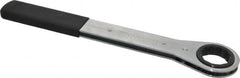 Lang - 1-1/2" 12 Point Ratcheting Box Wrench - Single End, 15-1/2" OAL, Steel, Nickel Chrome Finish - Americas Industrial Supply