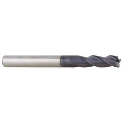 Accupro - 3/4" Diam 3 Flute Solid Carbide 0.03" Corner Radius End Mill - Americas Industrial Supply