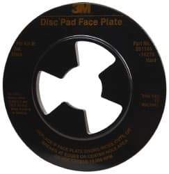 3M - 4-1/2" Max Diam, Abrasive Disc Face Plate - 5/8-11, 12,000 RPM - Americas Industrial Supply