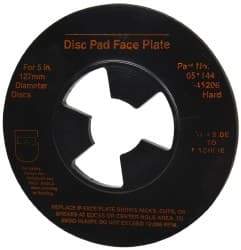 3M - 5" Max Diam, Abrasive Disc Face Plate - 5/8-11, 9,500 RPM - Americas Industrial Supply