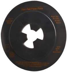 3M - 7" Max Diam, Abrasive Disc Face Plate - 5/8-11, 7,000 RPM - Americas Industrial Supply