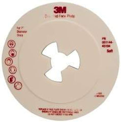 3M - 7" Max Diam, Abrasive Disc Face Plate - 5/8-11, 7,000 RPM - Americas Industrial Supply