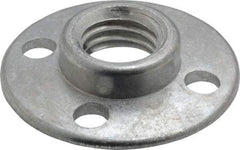 3M - 3/8" Max Diam, Abrasive Disc Retainer Nut - 5/8-11 Female, 3/8" Long - Americas Industrial Supply
