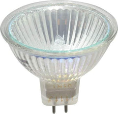 Value Collection - 50 Watt, 12 Volt, Halogen Miniature & Specialty MR16 Lamp - 2 Pin Base, 50 to 749 Equivalent Range, Warm (1,000 to 3,000), 1-7/8" OAL - Americas Industrial Supply