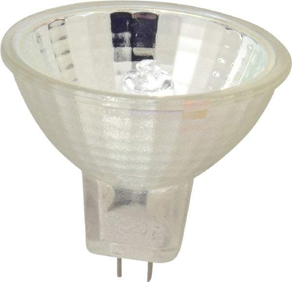 Value Collection - 410 Watt, 82 Volt, Halogen Miniature & Specialty MR16 Lamp - 2 Pin Base, 50 to 749 Equivalent Range, Neutral (3,000 to 3,699), 1-5/8" OAL - Americas Industrial Supply