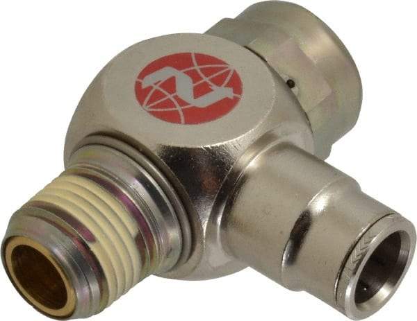 Norgren - 1/2" Tube x 1/2" NPTF Pilot Operated Check Valve - 15 to 150 psi & Brass Material - Americas Industrial Supply