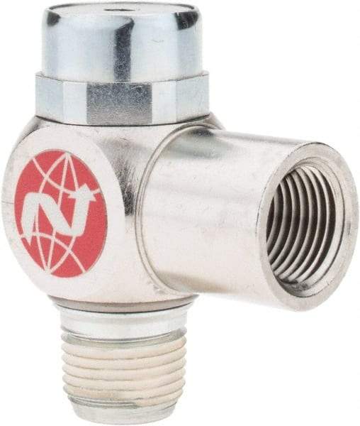 Norgren - 3/8" NPTF x 3/8" NPTF Pilot Operated Check Valve - 15 to 150 psi & Brass Material - Americas Industrial Supply