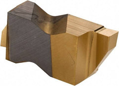 Kennametal - 3088NGP Grade KC730, 2.24mm Cutting Width Carbide Grooving Insert - 2.39mm Max Depth of Cut, Right Hand, 0.19mm Corner Radius, TiN Finish - Americas Industrial Supply