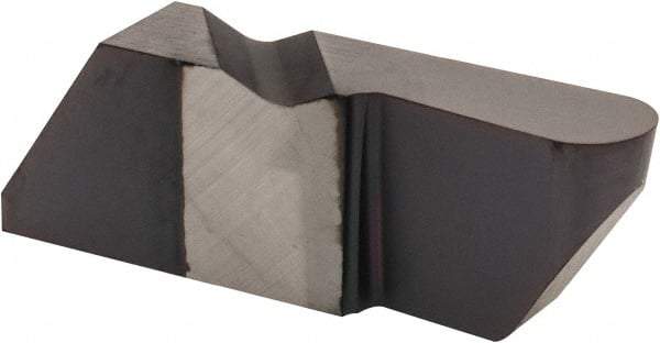 Kennametal - 4125NRD Grade KC5010, 6.35mm Cutting Width Carbide Grooving Insert - 12.7mm Max Depth of Cut, Right Hand, 3.18mm Corner Radius, TiAlN Finish - Americas Industrial Supply