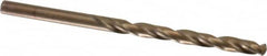 Triumph Twist Drill - 3/16" 135° Cobalt Jobber Drill - Oxide/Gold Finish, Right Hand Cut, Spiral Flute, Straight Shank, 3-1/2" OAL, Split Point - Americas Industrial Supply