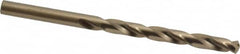 Triumph Twist Drill - 1/4" 135° Cobalt Jobber Drill - Oxide/Gold Finish, Right Hand Cut, Spiral Flute, Straight Shank, 4" OAL, Split Point - Americas Industrial Supply