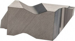 Kennametal - 3062NG K Grade K68, 1.58mm Cutting Width Carbide Grooving Insert - 2.39mm Max Depth of Cut, Right Hand, 0.19mm Corner Radius, Uncoated - Americas Industrial Supply