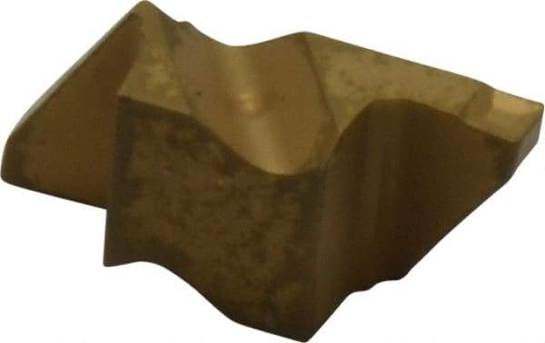 Kennametal - 2062NG K Grade KC850, 1.58mm Cutting Width Carbide Grooving Insert - 2.79mm Max Depth of Cut, Right Hand, 0.19mm Corner Radius, TiC/TiCN/TiN Finish - Americas Industrial Supply