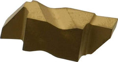Kennametal - 3125NGP Grade KC850, 3.18mm Cutting Width Carbide Grooving Insert - 3.81mm Max Depth of Cut, Right Hand, 0.19mm Corner Radius, TiC/TiCN/TiN Finish - Americas Industrial Supply