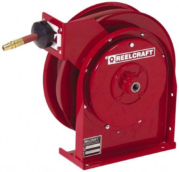 Reelcraft - 50' Spring Retractable Hose Reel - 300 psi, Hose Included - Americas Industrial Supply