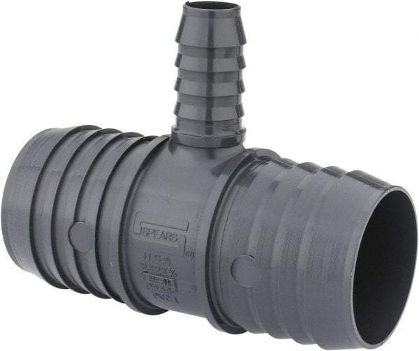 Value Collection - 2 x 2 x 3/4" Barb, Multiple Barbed Tube Reducing Tee - PVC, Male - Americas Industrial Supply