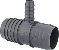Value Collection - 2 x 2 x 3/4" Barb, Multiple Barbed Tube Reducing Tee - PVC, Male - Americas Industrial Supply