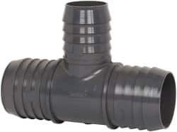 Value Collection - 2 x 2 x 1-1/2" Barb, Multiple Barbed Tube Reducing Tee - PVC, Male - Americas Industrial Supply