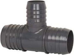 Value Collection - 2 x 2 x 1-1/2" Barb, Multiple Barbed Tube Reducing Tee - PVC, Male - Americas Industrial Supply