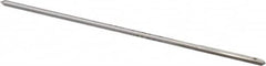 Interstate - 0.079" High Speed Steel 4 Flute Chucking Reamer - Straight Flute, Straight Shank - Americas Industrial Supply