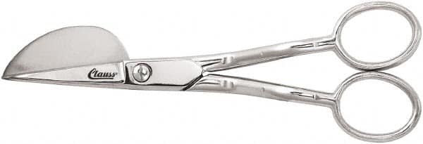 Clauss - 1-1/4" LOC, 6" OAL Carbon Steel Nap Shears - Offset Handle, For General Purpose Use - Americas Industrial Supply