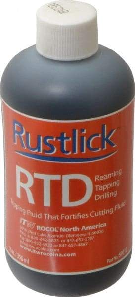 Rustlick - Rustlick RTD, 12 oz Bottle Cutting & Tapping Fluid - Water Soluble, For Cutting - Americas Industrial Supply