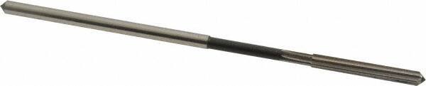 Interstate - 0.1375" High Speed Steel 6 Flute Chucking Reamer - Straight Flute, 0.135" Straight Shank - Americas Industrial Supply