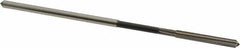 Interstate - 0.1375" High Speed Steel 6 Flute Chucking Reamer - Straight Flute, 0.135" Straight Shank - Americas Industrial Supply