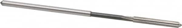 Interstate - 0.139" High Speed Steel 6 Flute Chucking Reamer - Straight Flute, 0.135" Straight Shank - Americas Industrial Supply