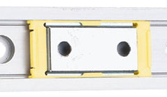 Igus - 1,000mm OAL x 27mm Overall Width x Self Lubricated Linear Guide Systems - 60mm Between Holes - Americas Industrial Supply