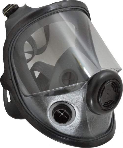 North - Series 5400, Size M/L Full Face Respirator - 4-Point Suspension, Threaded Connection - Americas Industrial Supply