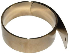 Gardner Spring - 0.012" Thick x 42" Long, 1.12 Lb Capacity Constant Force Spring - 0.81" Wide, 2.26" ID of Reflection, 4.07" Initial Extension, 0.187" End Hole Diam - Americas Industrial Supply