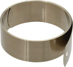 Gardner Spring - 0.014" Thick x 48" Long, 1.62 Lb Capacity Constant Force Spring - 1" Wide, 2.63" ID of Reflection, 4.74" Initial Extension, 0.187" End Hole Diam - Americas Industrial Supply