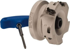 Iscar - 5 Inserts, 3" Cut Diam, 1" Arbor Diam, 0.56" Max Depth of Cut, Indexable Square-Shoulder Face Mill - 0/90° Lead Angle, 1-3/4" High, AD..1505.. & HM90 AD..1505.. Insert Compatibility, Series HM90 - Americas Industrial Supply