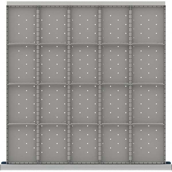 LISTA - 20-Compartment Drawer Divider Layout for 3.15" High Drawers - Americas Industrial Supply