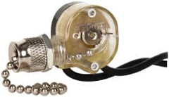 Pass & Seymour - 1 Pole Canopy Pull Appliance Switch - 6 Amps at 125 Volts, 3 Amps at 250 Volts, On-Off Sequence - Americas Industrial Supply