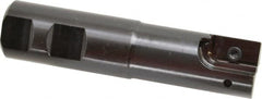 Carmex - 1.18" Cut Diam, 1.97" Max Depth of Cut, 1" Shank Diam, Indexable Thread Mill - Insert Style I/E, 21mm Insert Size, 2 Inserts, Toolholder Style SR, 4-1/4" OAL - Americas Industrial Supply