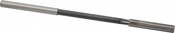 Interstate - 0.274" High Speed Steel 6 Flute Chucking Reamer - Straight Flute, 1/4" Straight Shank - Americas Industrial Supply