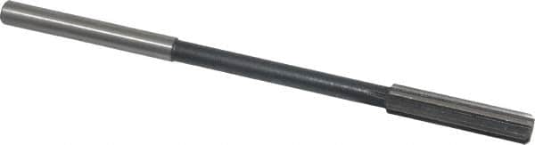Interstate - 0.34" High Speed Steel 6 Flute Chucking Reamer - Straight Flute, 0.2792" Straight Shank - Americas Industrial Supply
